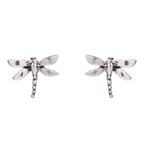 Copper Plated Silver Earrings Dragonfly Teardrop Earrings MDF  Material(6vb9a)